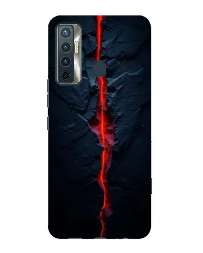 Чехол для TECNO Camon 17 с картинкой «Kрасная лавовая трещина» Чехол для TECNO Camon 17 с картинкой «Kрасная лавовая трещина»