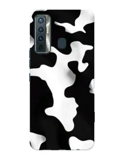 Чехол для TECNO Camon 17 с картинкой «Черно-белое пятно»