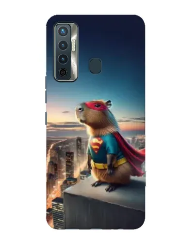 Чехол для TECNO Camon 17 с картинкой «Капи-мен супергерой» Чехол для TECNO Camon 17 с картинкой «Капи-мен супергерой»