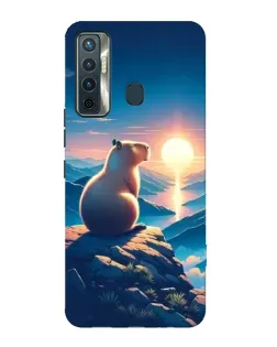 Чохол для TECNO Camon 17 з картинкою «Захід сонця з капібарою» Чохол для TECNO Camon 17 з картинкою «Захід сонця з капібарою»