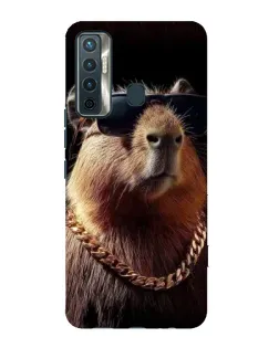 Чохол для TECNO Camon 17 з картинкою «Капібара золотий ланцюг» Чохол для TECNO Camon 17 з картинкою «Капібара золотий ланцюг»