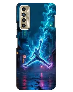 Чехол для TECNO Camon 17P (CG7n) с картинкой «Jordan Gold Jumpman» Чехол для TECNO Camon 17P (CG7n) с картинкой «Jordan Gold Jumpman»
