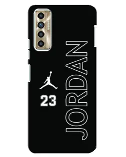 Чехол для TECNO Camon 17P (CG7n) с картинкой «Jordan Vertical»