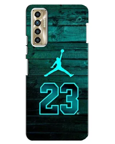 Чехол для TECNO Camon 17P (CG7n) с картинкой «Jordan Cyan 23» Чехол для TECNO Camon 17P (CG7n) с картинкой «Jordan Cyan 23»