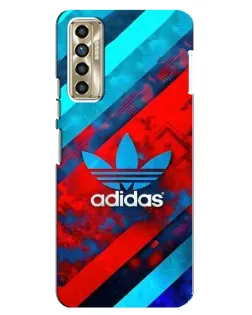 Чехол для TECNO Camon 17P (CG7n) с картинкой «Абстракция Adidas» Чехол для TECNO Camon 17P (CG7n) с картинкой «Абстракция Adidas»