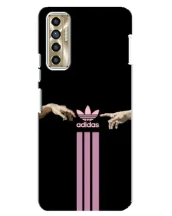 Чехол для TECNO Camon 17P (CG7n) с картинкой «Adidas Hands»