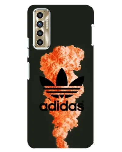 Чехол для TECNO Camon 17P (CG7n) с картинкой «Оранжевый дым Adidas» Чехол для TECNO Camon 17P (CG7n) с картинкой «Оранжевый дым Adidas»