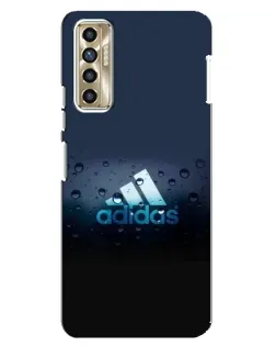 Чехол для TECNO Camon 17P (CG7n) с картинкой «Adidas Water Drops»
