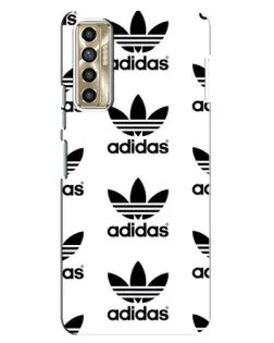 Чехол для TECNO Camon 17P (CG7n) с картинкой «Adidas Pattern»
