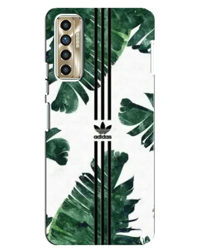 Чехол для TECNO Camon 17P (CG7n) с картинкой «Пальмовые листья адидас» Чехол для TECNO Camon 17P (CG7n) с картинкой «Пальмовые листья адидас»