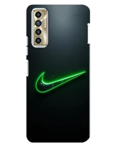 Чехол для TECNO Camon 17P (CG7n) с картинкой «Неоновый контур Nike» Чехол для TECNO Camon 17P (CG7n) с картинкой «Неоновый контур Nike»