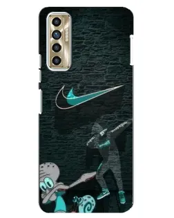 Чехол для TECNO Camon 17P (CG7n) с картинкой «Спортивный арт Nike» Чехол для TECNO Camon 17P (CG7n) с картинкой «Спортивный арт Nike»
