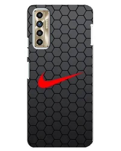 Чехол для TECNO Camon 17P (CG7n) с картинкой «Nike — карбоновая сетка» Чехол для TECNO Camon 17P (CG7n) с картинкой «Nike — карбоновая сетка»