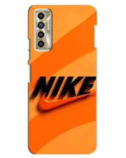 Чехол для TECNO Camon 17P (CG7n) с картинкой «Оранжевый драйв Nike» Чехол для TECNO Camon 17P (CG7n) с картинкой «Оранжевый драйв Nike»