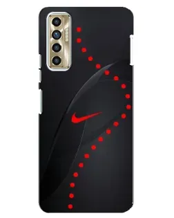 Чехол для TECNO Camon 17P (CG7n) с картинкой «Абстрактный дизайн Nike»