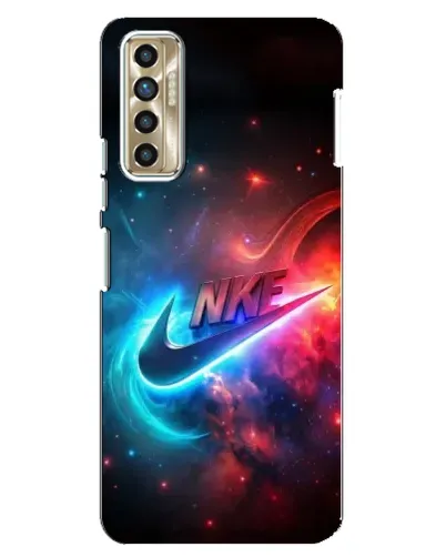 Чехол для TECNO Camon 17P (CG7n) с картинкой «Огненный логотип Nike» Чехол для TECNO Camon 17P (CG7n) с картинкой «Огненный логотип Nike»