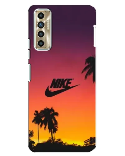 Чехол для TECNO Camon 17P (CG7n) с картинкой «Nike на закате солнца» Чехол для TECNO Camon 17P (CG7n) с картинкой «Nike на закате солнца»