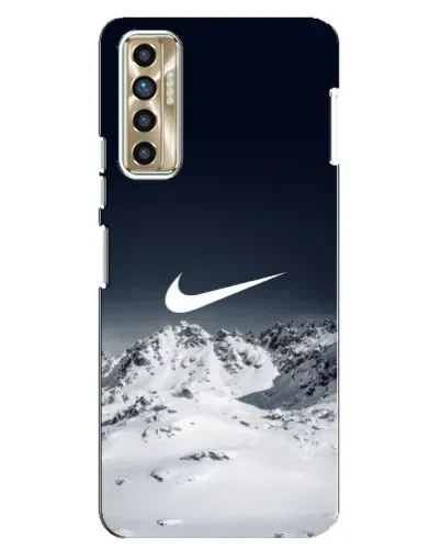 Чехол для TECNO Camon 17P (CG7n) с картинкой «Nike — зимние горы» Чехол для TECNO Camon 17P (CG7n) с картинкой «Nike — зимние горы»