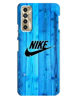 Чехол для TECNO Camon 17P (CG7n) с картинкой «Голубое дерево Nike»