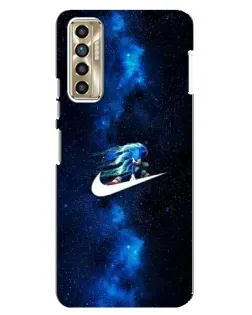Чехол для TECNO Camon 17P (CG7n) с картинкой «Звездный путь Nike»