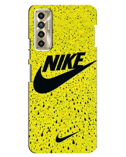 Чехол для TECNO Camon 17P (CG7n) с картинкой «Желтый текстурный Nike» Чехол для TECNO Camon 17P (CG7n) с картинкой «Желтый текстурный Nike»