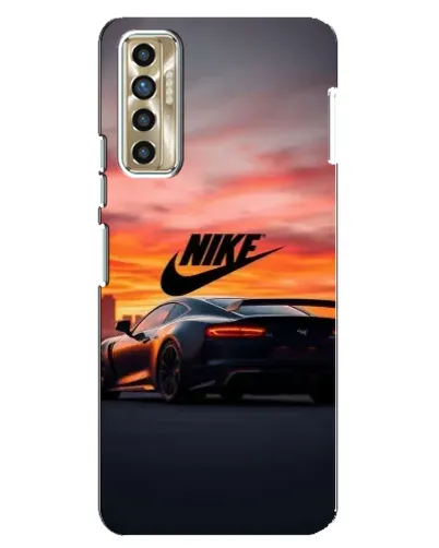 Чехол для TECNO Camon 17P (CG7n) с картинкой «Nike и суперкар» Чехол для TECNO Camon 17P (CG7n) с картинкой «Nike и суперкар»