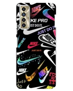 Чехол для TECNO Camon 17P (CG7n) с картинкой «Nike — роскошь»