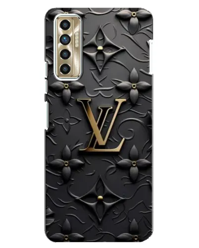 Чехол для TECNO Camon 17P (CG7n) с картинкой «Кожаная текстура LV»