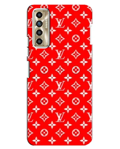 Чехол для TECNO Camon 17P (CG7n) с картинкой «Яркий паттерн LV»