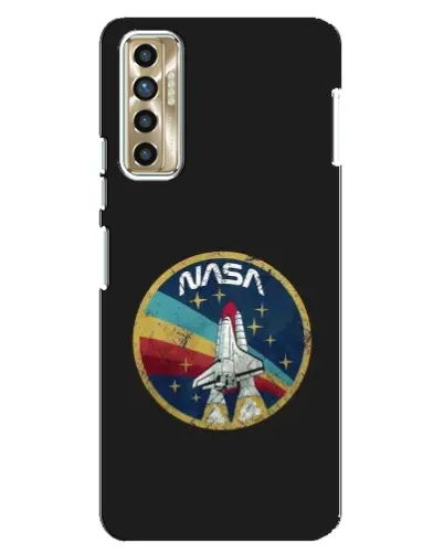 Чехол для TECNO Camon 17P (CG7n) с картинкой «NASA — эмблема миссии»