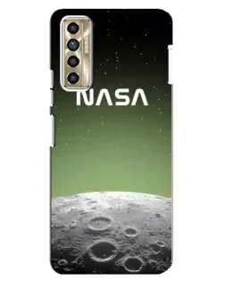 Чехол для TECNO Camon 17P (CG7n) с картинкой «NASA — лунный градиент»