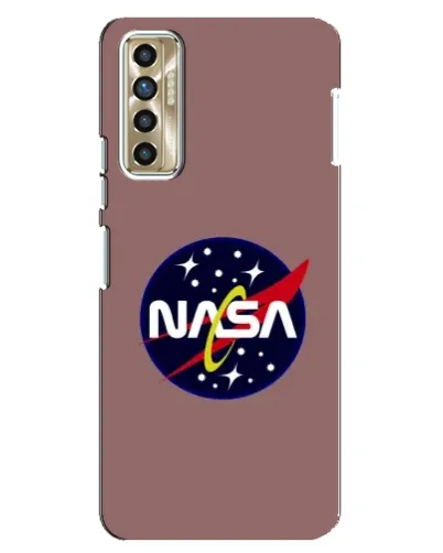 Чехол для TECNO Camon 17P (CG7n) с картинкой «NASA — ретро космос»