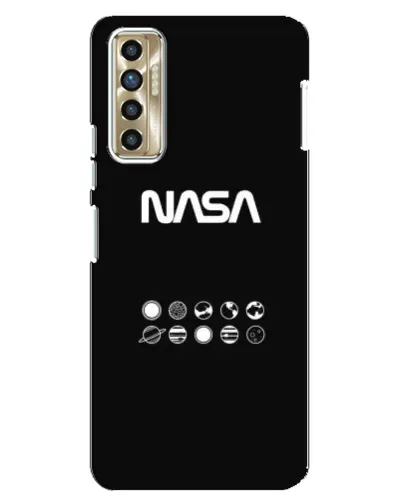 Чехол для TECNO Camon 17P (CG7n) с картинкой «NASA — технический принт»
