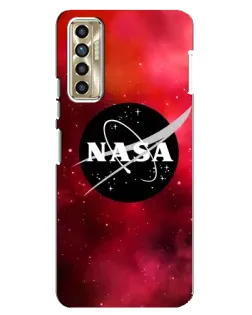 Чохол для TECNO Camon 17P (CG7n) з картинкою «NASA — червона туманність»