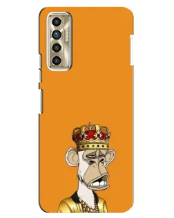 Чохол для TECNO Camon 17P (CG7n) з картинкою «Золота мавпа Bored Ape»