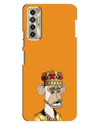 Чехол для TECNO Camon 17P (CG7n) с картинкой «Золотая обезьяна Bored Ape» Чехол для TECNO Camon 17P (CG7n) с картинкой «Золотая обезьяна Bored Ape»