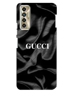 Чохол для TECNO Camon 17P (CG7n) з картинкою «Gucci — шовкові хвилі»
