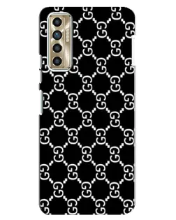 Чехол для TECNO Camon 17P (CG7n) с картинкой «Gucci — сетчатый паттерн» Чехол для TECNO Camon 17P (CG7n) с картинкой «Gucci — сетчатый паттерн»