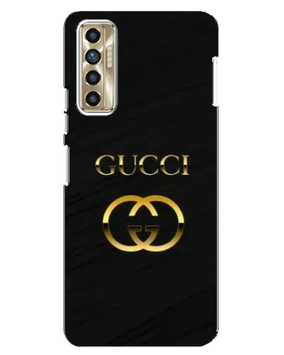 Чехол для TECNO Camon 17P (CG7n) с картинкой «Золотой логотип Gucci» Чехол для TECNO Camon 17P (CG7n) с картинкой «Золотой логотип Gucci»
