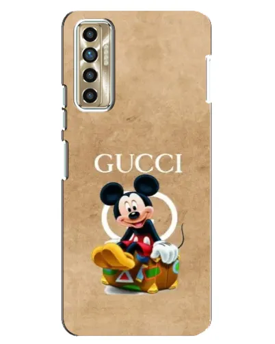 Чехол для TECNO Camon 17P (CG7n) с картинкой «Микки Маус Gucci — крафт» Чехол для TECNO Camon 17P (CG7n) с картинкой «Микки Маус Gucci — крафт»