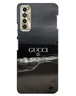 Чехол для TECNO Camon 17P (CG7n) с картинкой «Gucci — морской прибой»