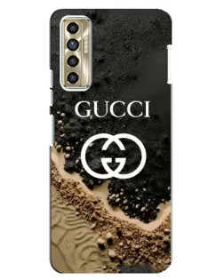 Чехол для TECNO Camon 17P (CG7n) с картинкой «Gucci — песчаные дюны»