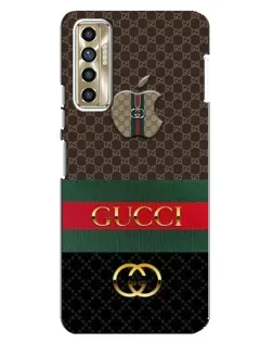 Чехол для TECNO Camon 17P (CG7n) с картинкой «Gucci — брендированный десерт»