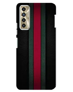Чехол для TECNO Camon 17P (CG7n) с картинкой «Gucci — неоновая линия»