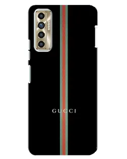 Чохол для TECNO Camon 17P (CG7n) з картинкою «Gucci — строга лінія» Чохол для TECNO Camon 17P (CG7n) з картинкою «Gucci — строга лінія»