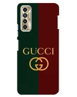 Чохол для TECNO Camon 17P (CG7n) з картинкою «Gucci — темно-зелений градієнт» Чохол для TECNO Camon 17P (CG7n) з картинкою «Gucci — темно-зелений градієнт»