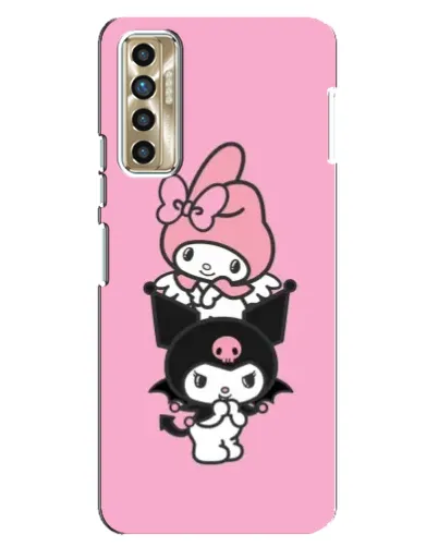 Чохол для TECNO Camon 17P (CG7n) з картинкою «My Melody та Kuromi»