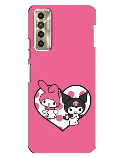 Чохол для TECNO Camon 17P (CG7n) з картинкою «Kuromi та My Melody»