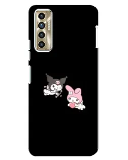 Чохол для TECNO Camon 17P (CG7n) з картинкою «My Melody та Kuromi» Чохол для TECNO Camon 17P (CG7n) з картинкою «My Melody та Kuromi»