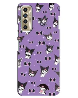 Чохол для TECNO Camon 17P (CG7n) з картинкою «Kuromi — патерн» Чохол для TECNO Camon 17P (CG7n) з картинкою «Kuromi — патерн»
